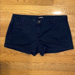 Express Navy Blue Shorts
